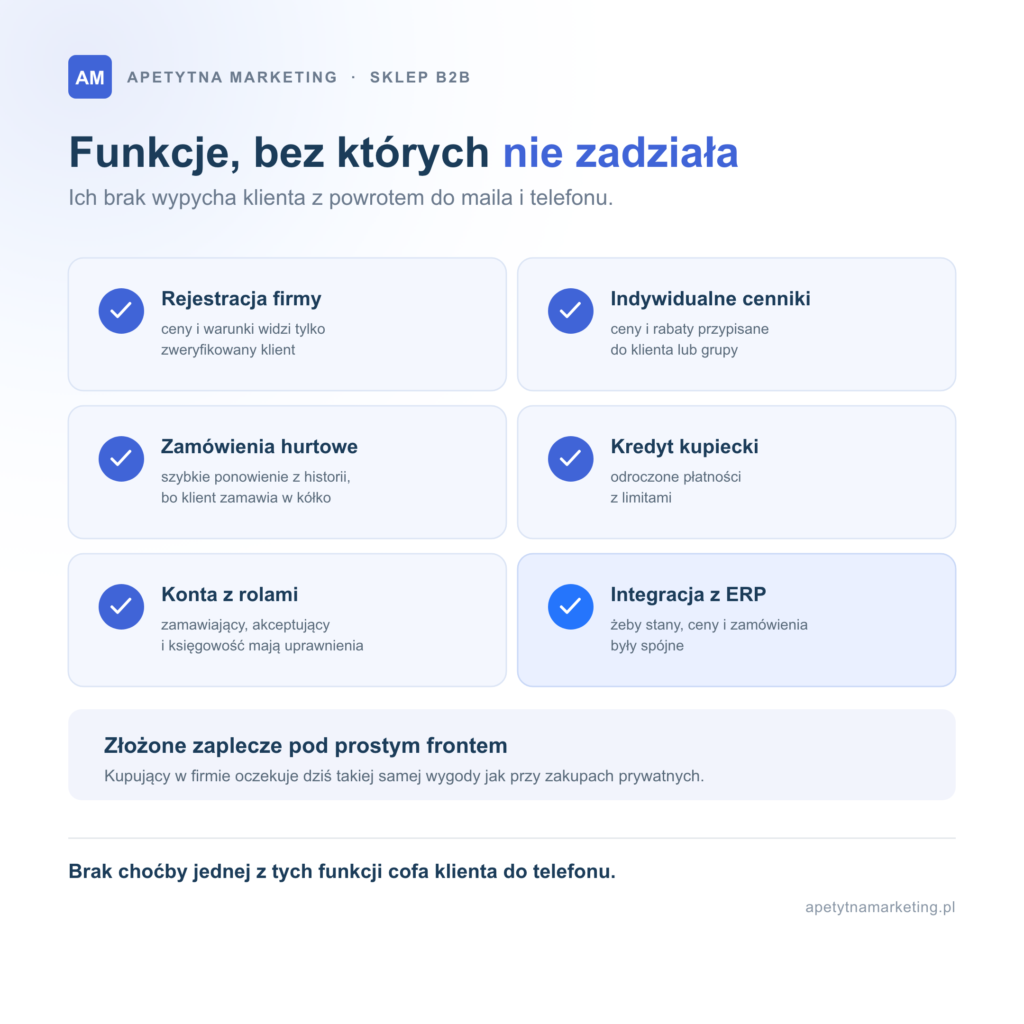 Sklep B2B: jak zbudować krok po kroku, funkcje i najczęstsze błędy